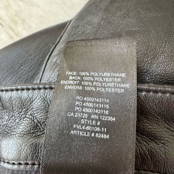 Wilfred The Melina Vegan Leather Straight Leg Pants Size 4 Black - Picture 5 of 13